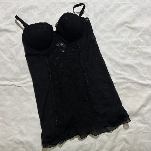 Vintage corset dress black, like new, size M