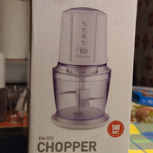 IQ Smart White Line EM-572 Chopper 500W 800ml new with box