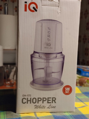 IQ Smart White Line EM-572 Chopper 500W 800ml new with box