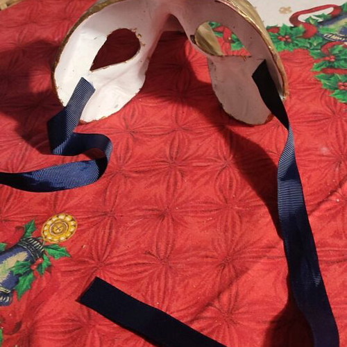 Paper Mache Venetian Mask Handmade Like New