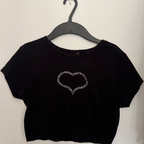 Crop top black like new