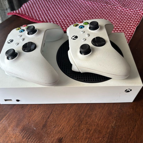 Xbox Series S 512GB console with two controllers