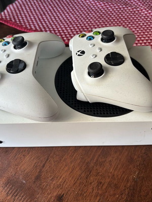 Xbox Series S 512GB console with two controllers