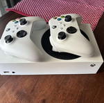 Xbox Series S 512GB console with two controllers