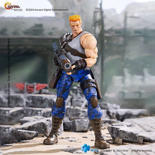 Hiya Toys Konami Contra Operation Galuga Bill Rizer 6" exquisite basic figure new