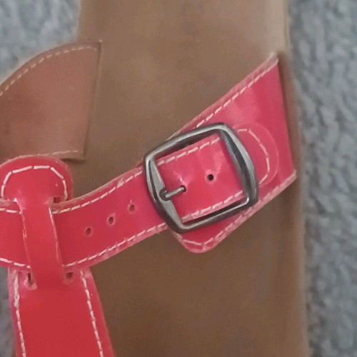 Women's slippers size 38 used, coral color
