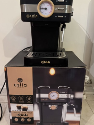 Estia Oak μηχανή εσπρέσο 950W 15bar πίεση μαύρη