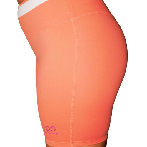 Legendary Yoga short leggings with Flexyoga technology, red