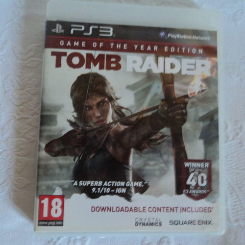 Tomb Raider παιχνίδι PS3 με φυλλάδιο