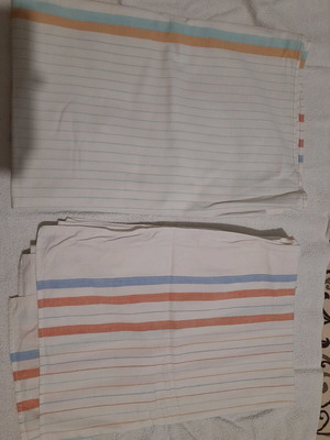 Bed sheets used, 2 single 1.40×1.90, pack
