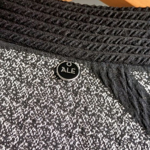 A.L.E. midi knitted dress grey black like new