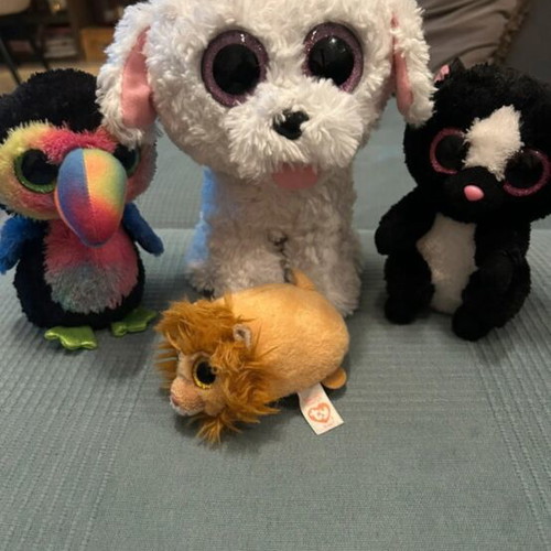 Ty stuffed toys like new, set of 4