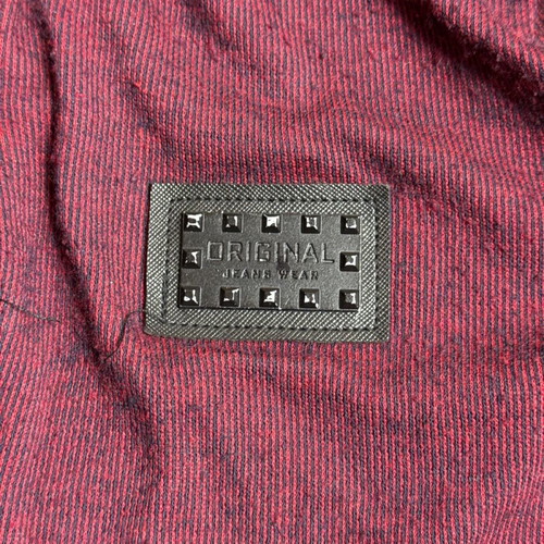 Will men's hoodie jacket size S like new, burgundy