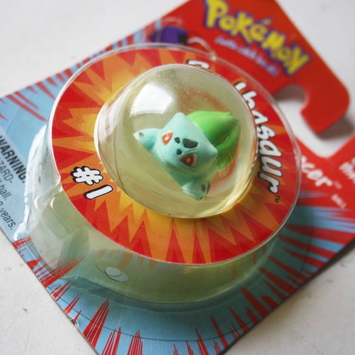 Vintage Pokemon Power Bouncer Bulbasaur #1 Ball Hasbro new, sealed