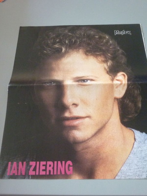 Ian Ziering Robbie διπλή συλλεκτική αφίσα μεταχειρισμένη