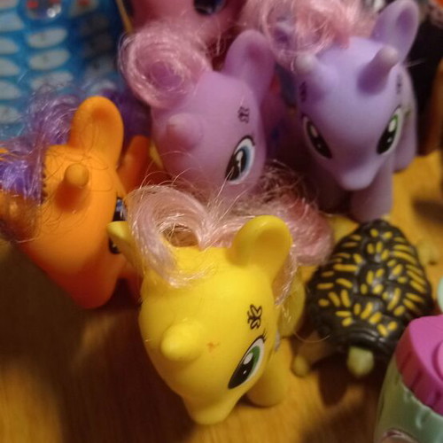 Doll toys used, pack