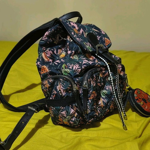 Zara backpack like new, colorful with many pockets