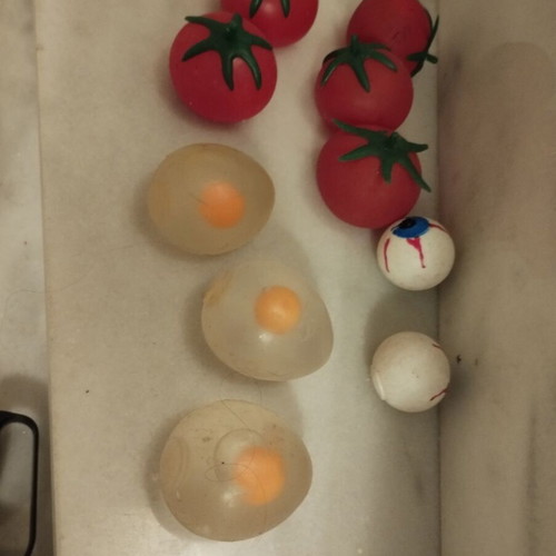 Anti stress balls like new, set of 10 pieces