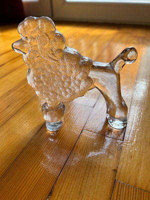 Kosta Boda glass dog from the Zoo - Glass series