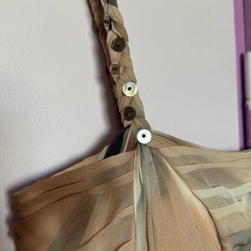 Silk dress Raxevsky like new, size S, beige