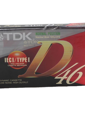 TDK IECI/TYPEI 46'' cassette new