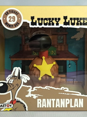 Plastoy Lucky Luke Rantanplan φιγούρα κουμπαράς, MIB
