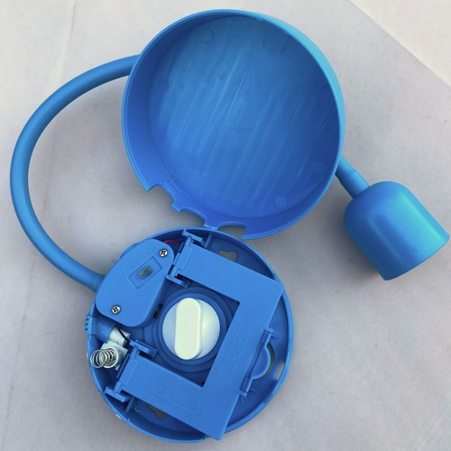 IKEA BLAVIK battery-powered table lamp, blue