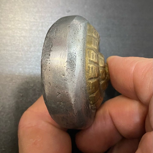 Ammonite paperweight like new