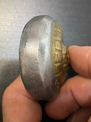 Ammonite paperweight like new