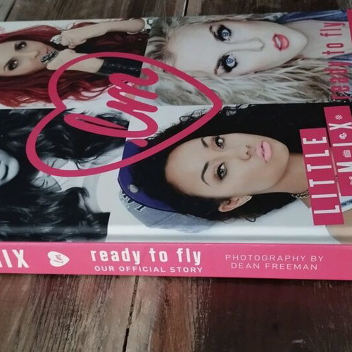 Little Mix Ready to Fly hardback book used with signed autograph