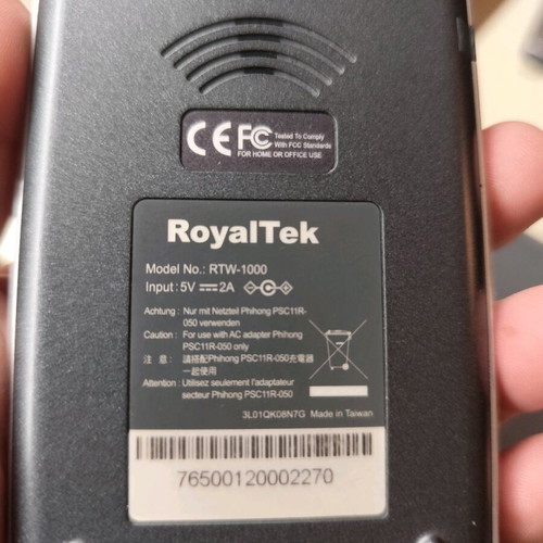 Empus Pocket PC PDA used with case and broken stylus