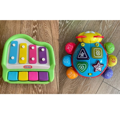 Two baby toys Little Tikes and Limo Tov interactive ladybug like new