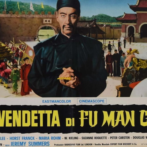 The Vengeance of Fu Manchu Christopher Lee Italian movie poster used