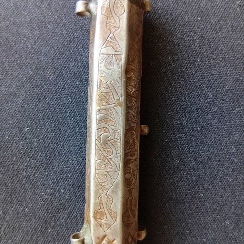 Silver amulet box 8 cm used