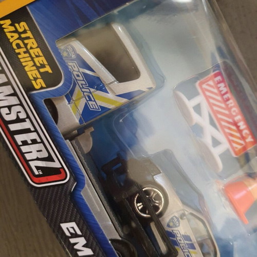 Car trailer with toy car and helicopter set new unused