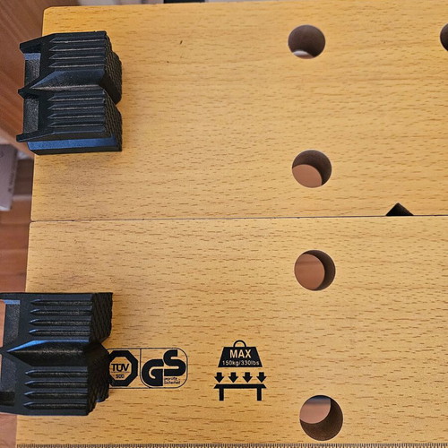 Folding Workbench like new, load capacity up to 150kg