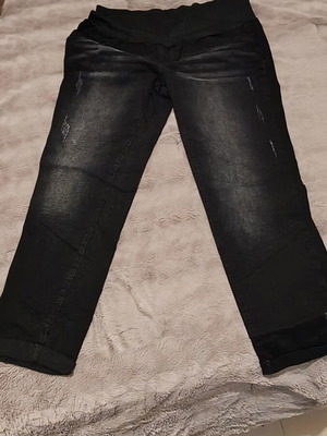 Maternity Pants with Elastic Waistband New, Size XXL, Black