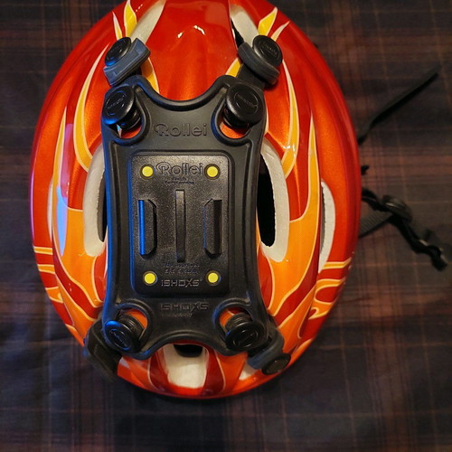 Rollei bicycle/scooter helmet with action camera mount new