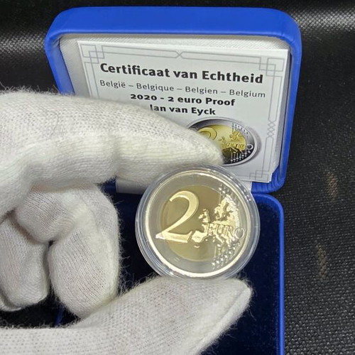 2 euro proof Belgium 2020 new, in capsule