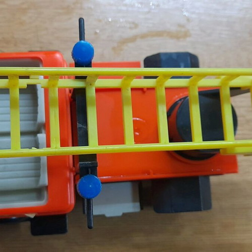 Playmobil 3236x fire truck used with missing parts
