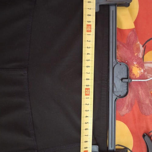 Sports leggings medium black with transparent design, like new
