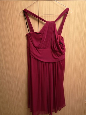 Short dress XL fuchsia tulle like new
