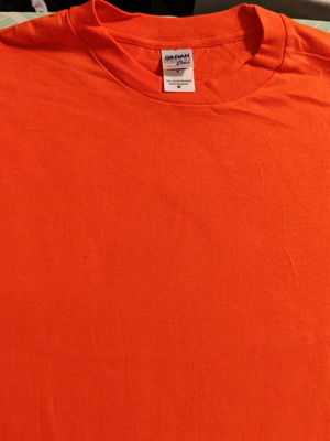 T-shirt Gildan heavy cotton πορτοκαλί σετ 3, μέγεθος S, καινούργιο