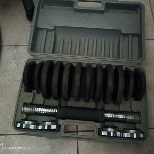 Fitness equipment set used