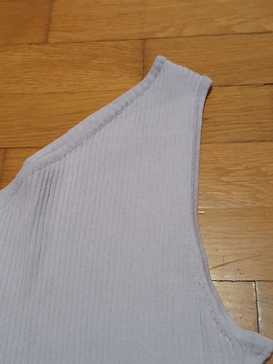 Mango asymmetrical knitted top size Medium like new, purple