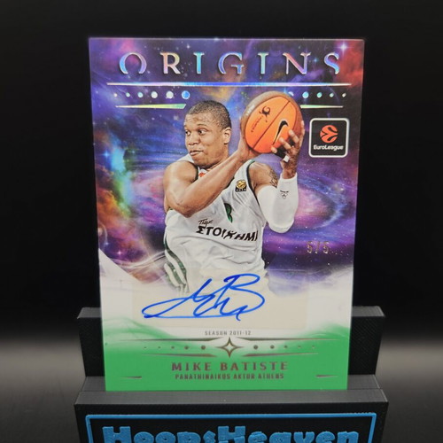 Mike Batiste Origins Auto 5/5 basketball card