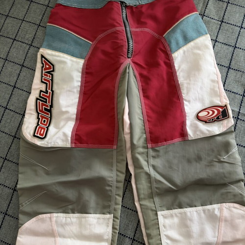 RRD men's long swim shorts XS new, white and red