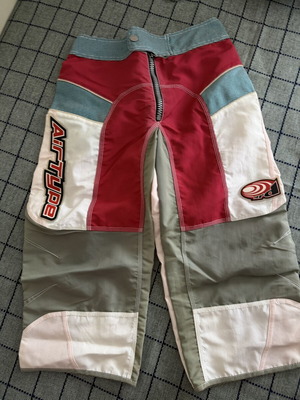 RRD men's long swim shorts XS new, white and red