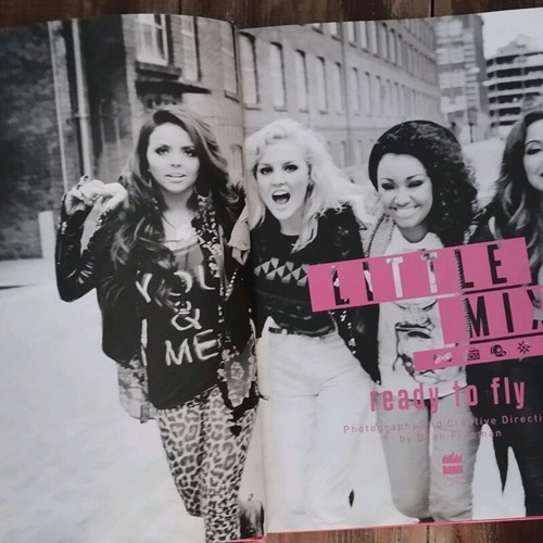 Little Mix Ready to Fly hardback book used with signed autograph