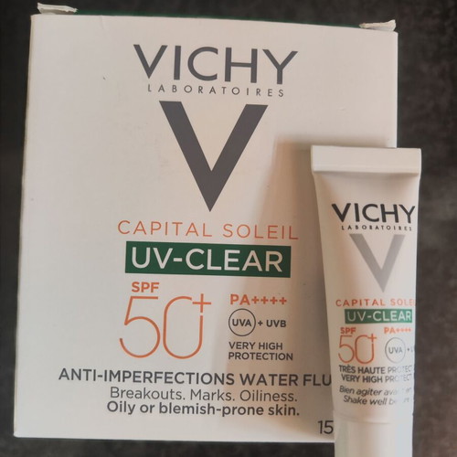 Αντηλιακό προσώπου Vichy Capital Soleil UV-clear Spf50+ καινούργιο, πακέτο 13x3ml